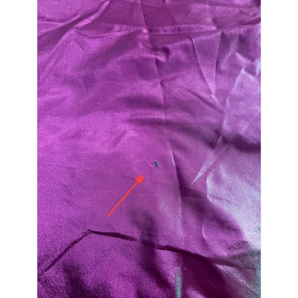 Vintage Iridescent Magenta Table Runner Y2K Fairy Boho Whimsical Witchy 92x24